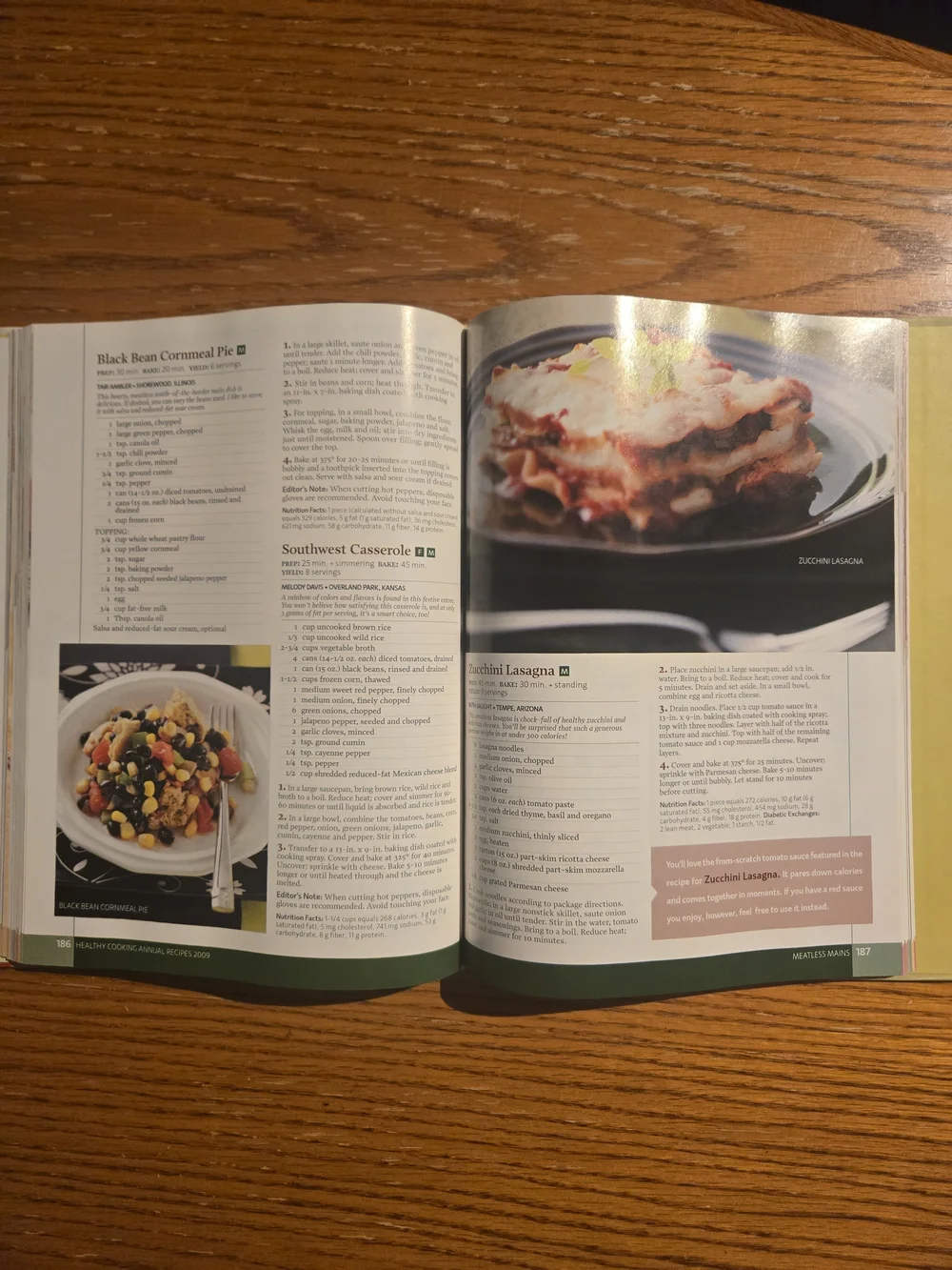 taste of home Healthy Cooking 2009 Annual Recipes Cookbook